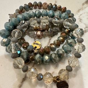 Ermish stack 4 Bracelets